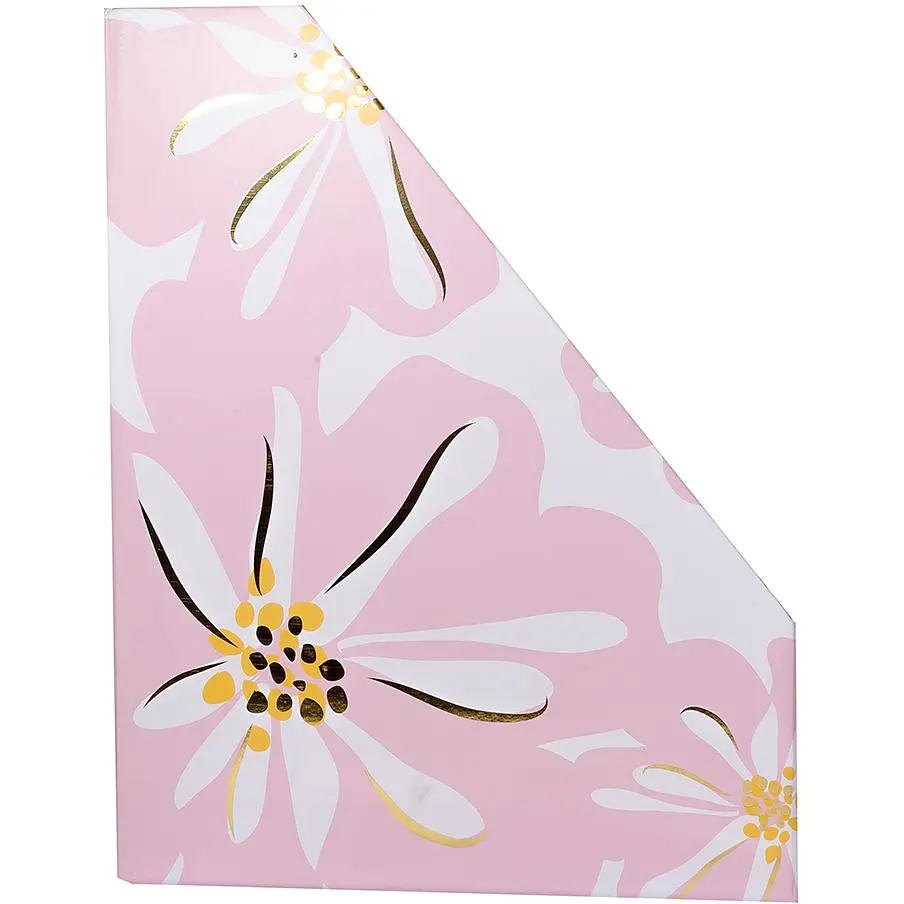 Лоток для документів Yes Allegro вертикальний фольга 32х25х8 см рожевий (707310) - фото 2