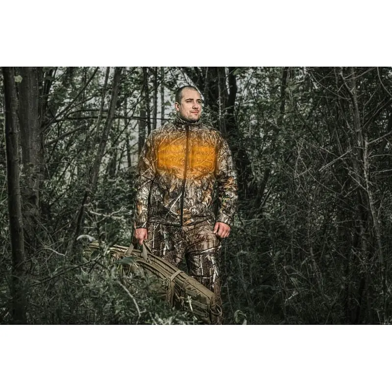 Куртка з підігрівом MILWAUKEE, M12 HJCAMO6-201 (M), камуфляжна (розмір M) (+зар.пр., 1 акум.Х 2А·год) - фото 5