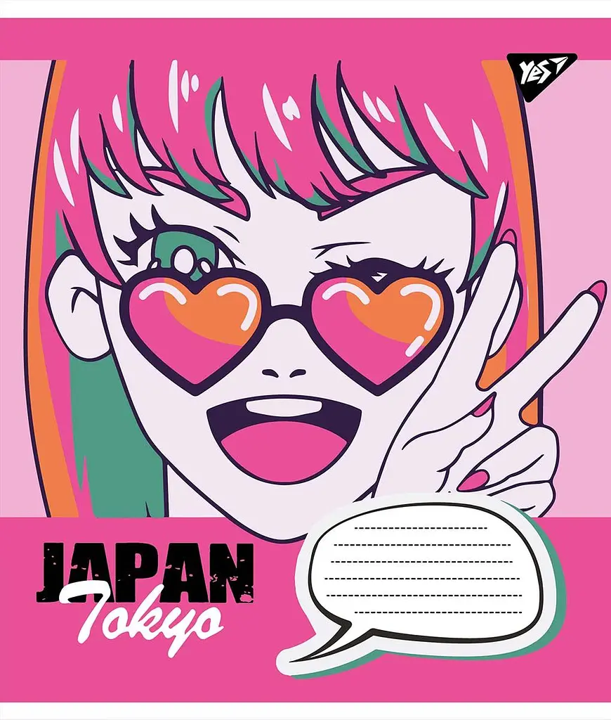 Набір зошитів Yes Japan Tokyo в клітинку 18 аркушів 25 шт. (766327) - фото 5