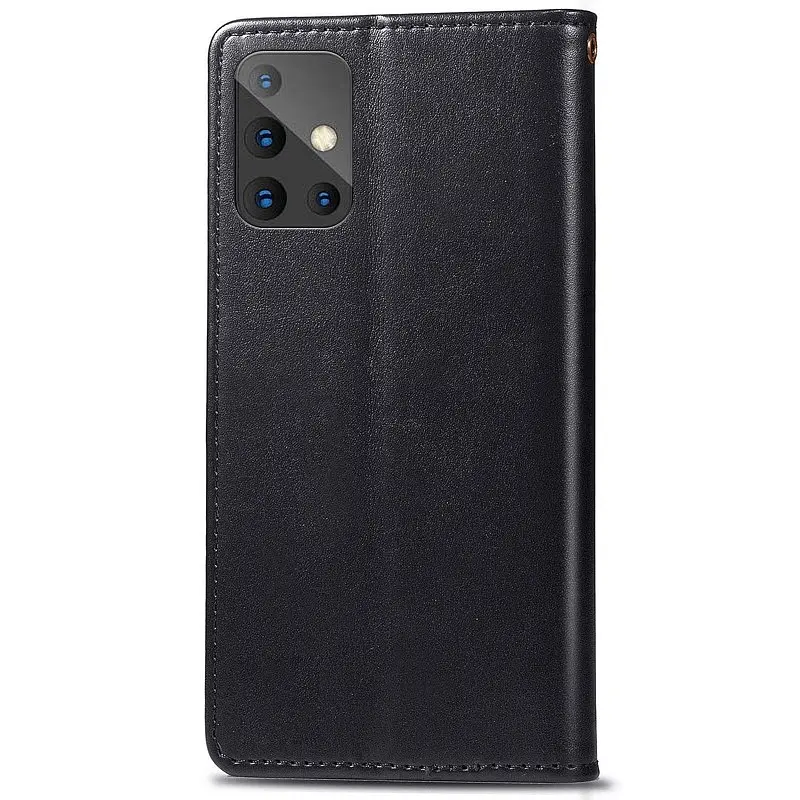Шкіряний чохол-книжка GETMAN Gallant (PU) для Samsung Galaxy A51 Чорний - фото 4