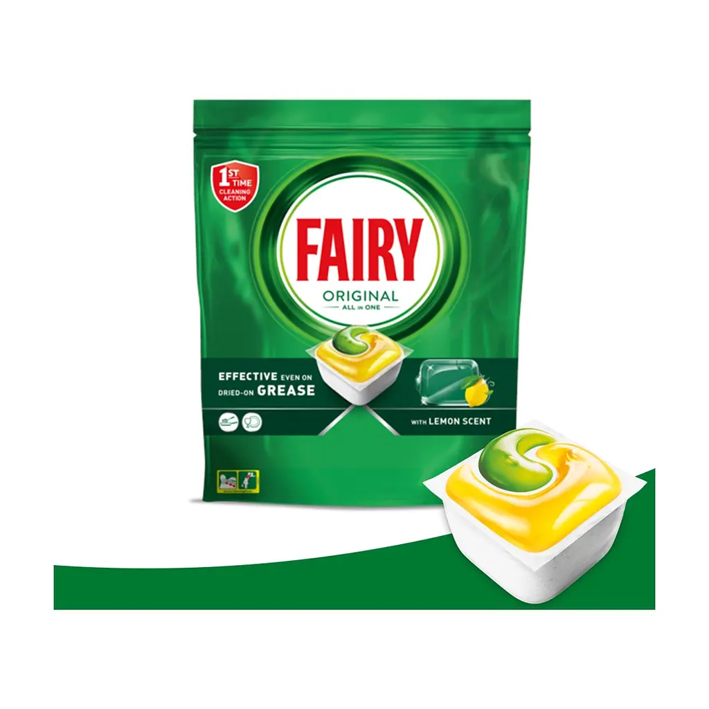 Таблетки для посудомийних машин Fairy Original All in One Lemon 29 шт. (8006540726891/8700216237314) - фото 8