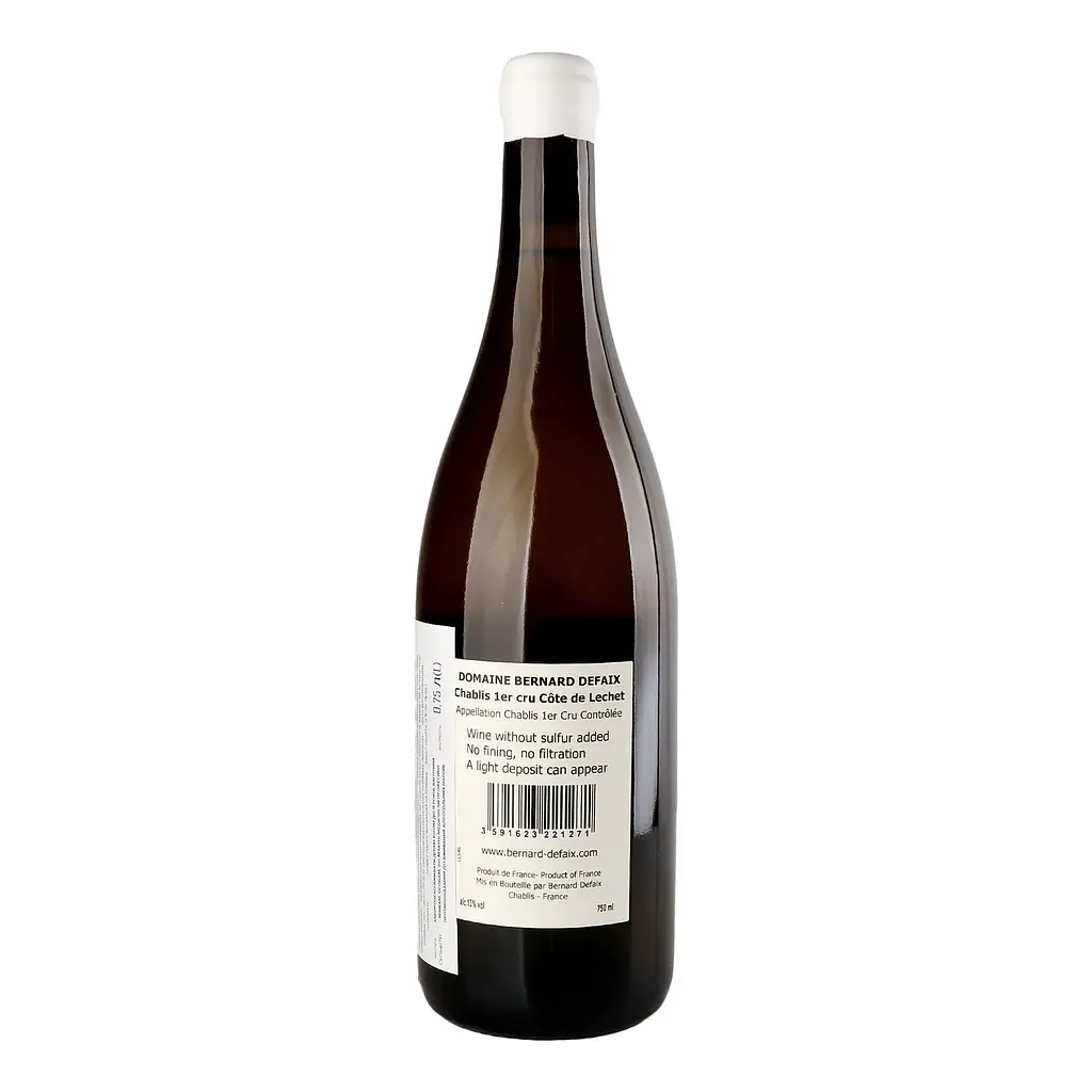 Вино Bernard Defaix Chablis 1 Cru Cote Lechet Sans Soufre 2022 біле сухе 12% 0.75 л  - фото 3