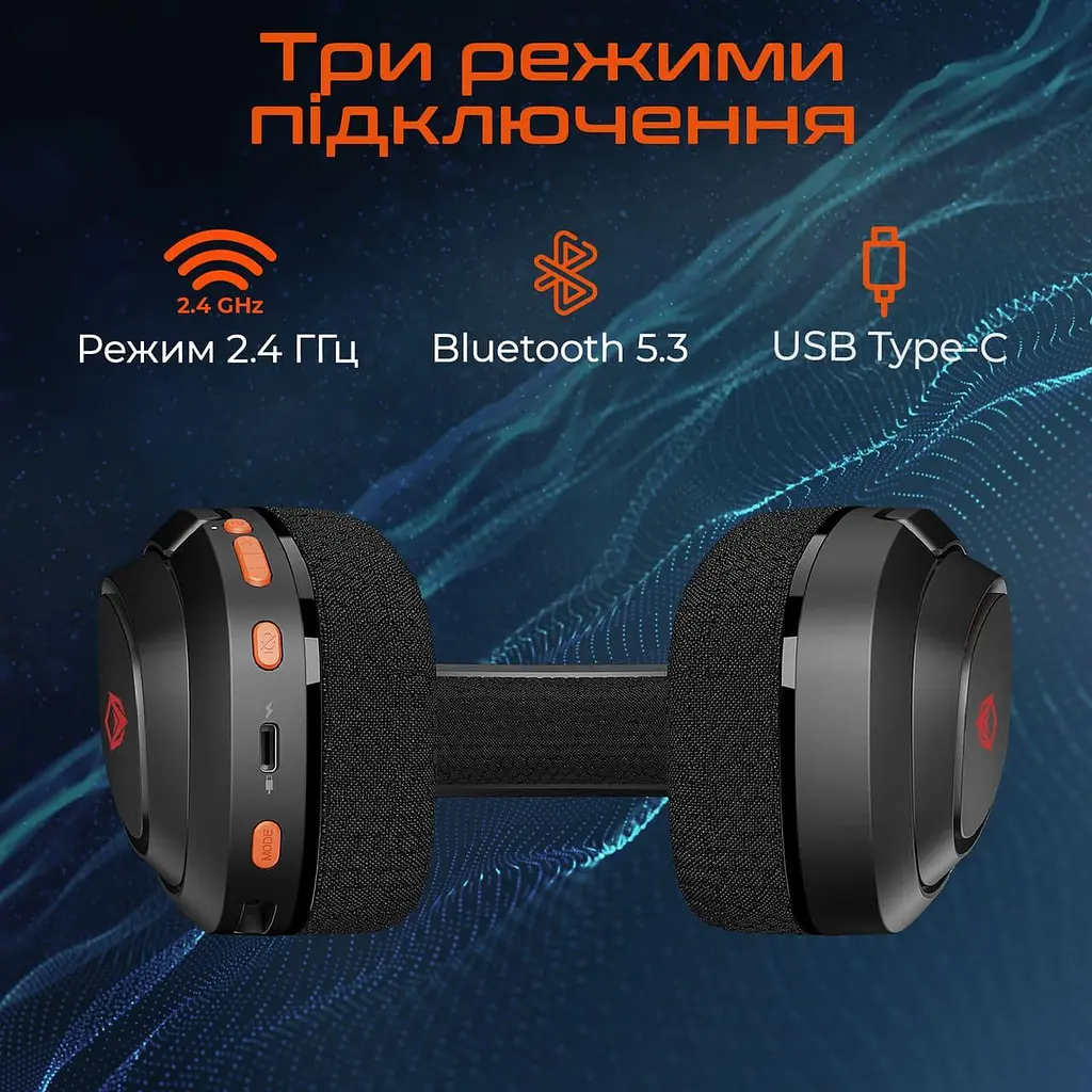 Ігрова гарнітура Meetion MT-BTH012-A (MT-BTH012-A) - фото 5