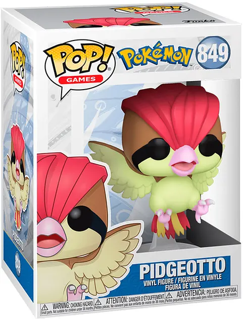 Фигурка Funko Pop Покемон Пиджеотто Pokemon Pidgeotto 10 см FP PM P 849 - фото 3