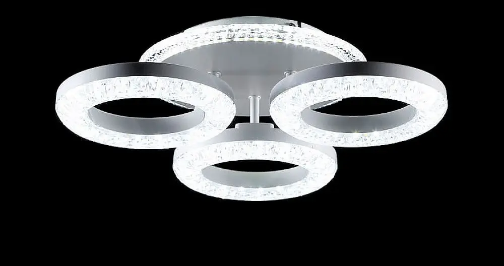 Люстра стельова LED Splendid Ray LT8003/3, 80W, білий, регулювання світла, сучасний стиль - фото 2