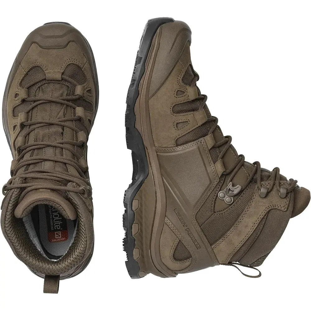 Ботинки Salomon Quest 4D Forces 2 EN 10.5 Earth Brown - фото 2