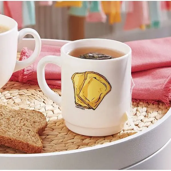 Чашка Luminarc Pop Gourmandise Tartine, 290 мл, белая (Q5176) - фото 3
