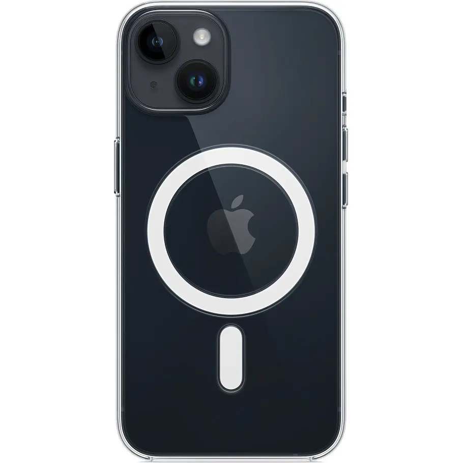 Чохол Clear Case with MagSafe для Apple iPhone 14 Transparent AA [82650] - фото 2