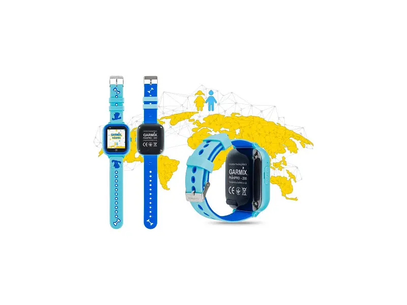 Дитячий смарт-годинник GARMIX PointPRO-200 Blue (GMXPP200-BL) - фото 2