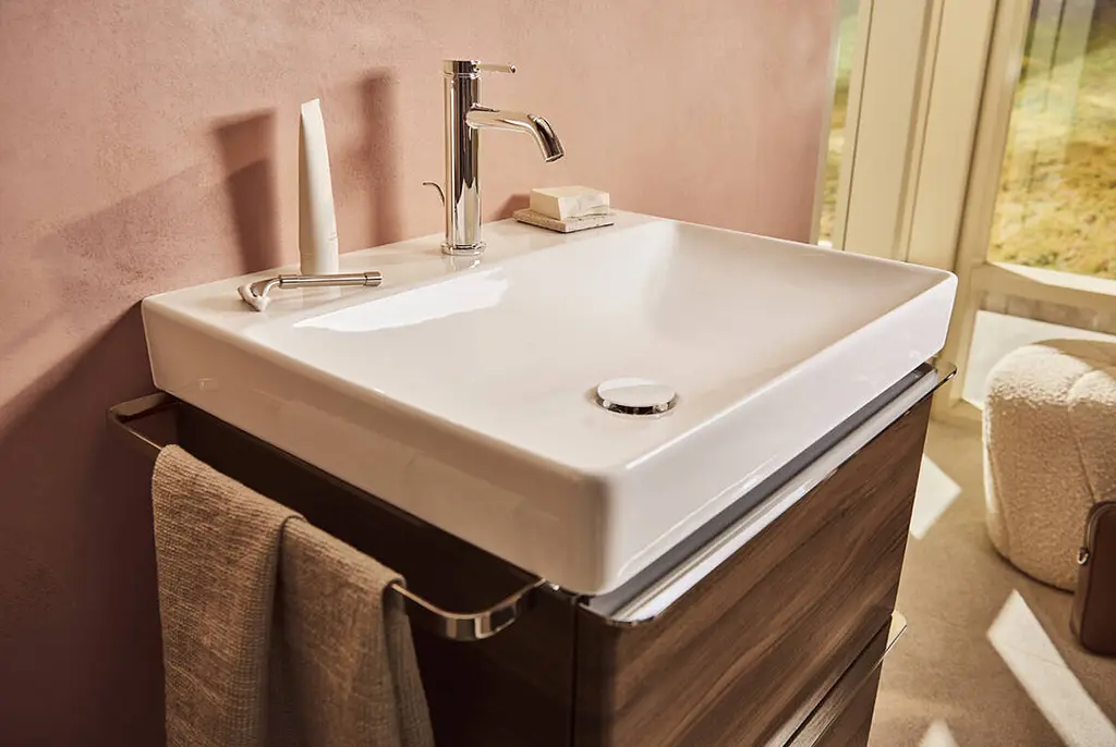 Змішувач для умивальника Hansgrohe Tecturis S CoolStart EcoSmart+ з тягою Pop-up chrome 73314000 - фото 4