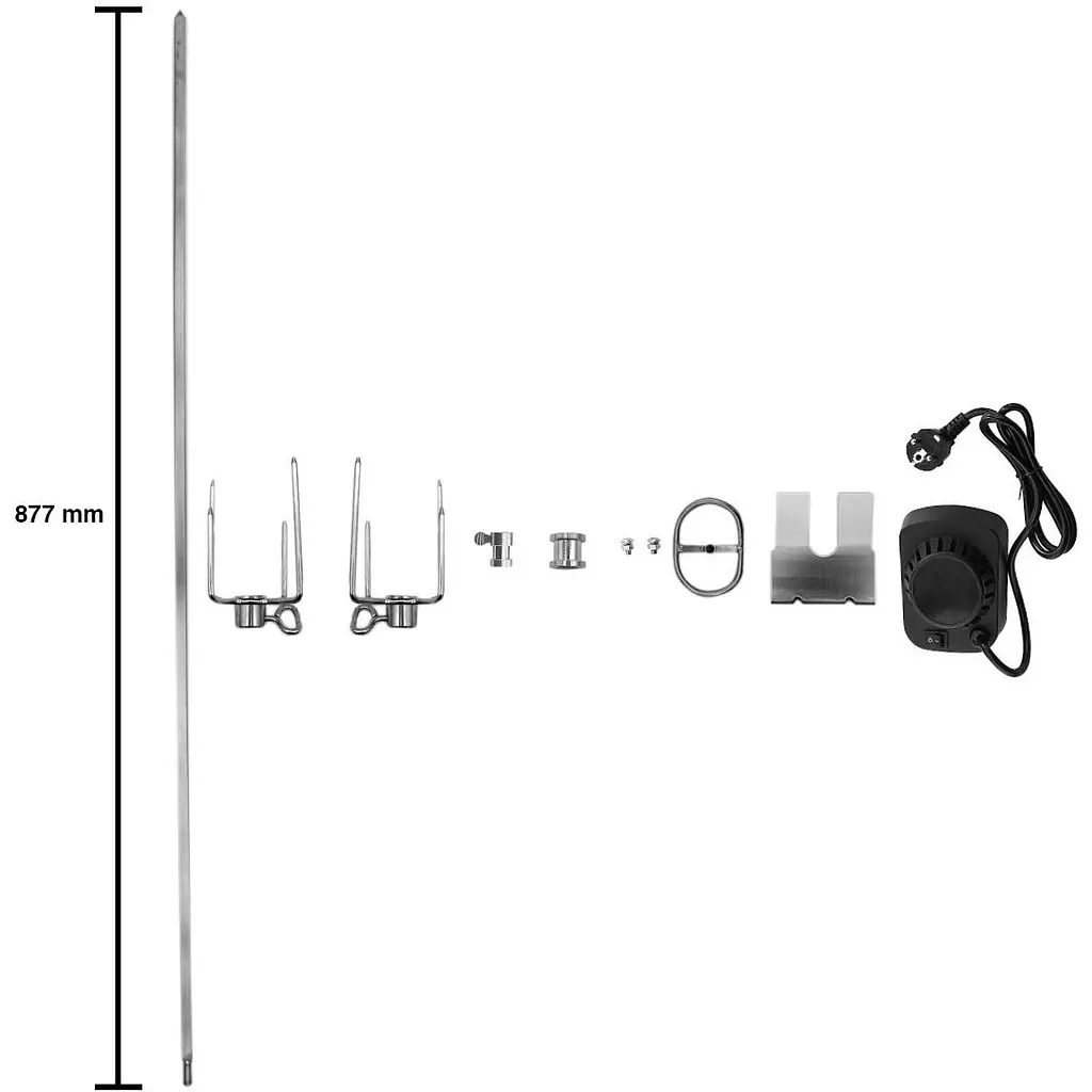 Вертел для гриля Santos для грилів S-401 & S-418, Burnhard Earl (902000) - фото 3