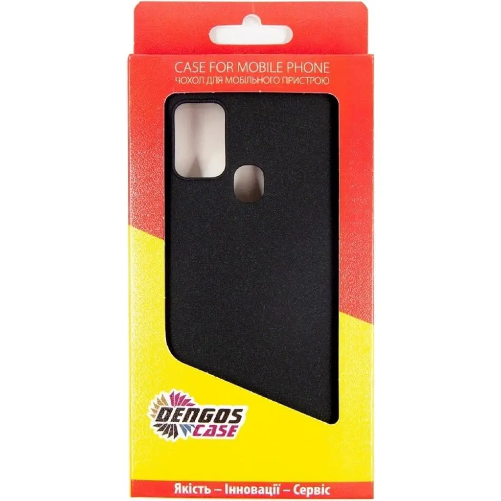 Чохол до мобільного телефона Dengos Carbon Samsung Galaxy A21s black (DG-TPU-CRBN-74) (DG-TPU-CRBN-74) - фото 3