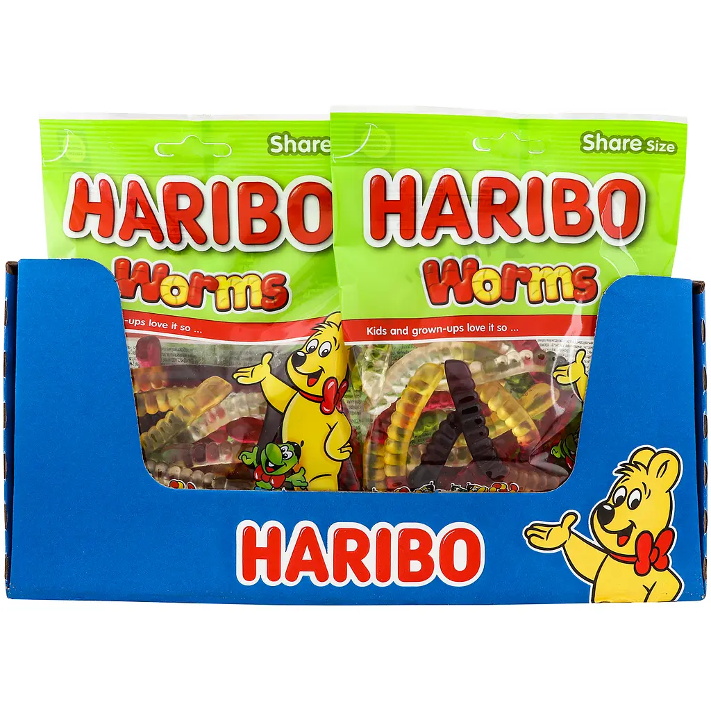 Желейні цукерки Haribo Worms неглазуровані, 150 г - фото 3