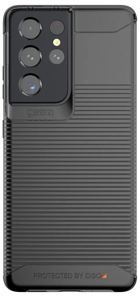 Оригінальний протиударний чохол для Samsung Galaxy S21 Ultra GEAR4 Havana Smoke силіконовий - фото 2