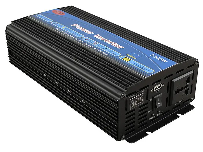 Автоінвертор 24 V-220 V перетворювач напруги WimpeX 24 V-220 V 5300 W - фото 2