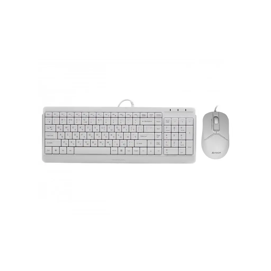 Комплект A4Tech F1512 White (4711421958004)