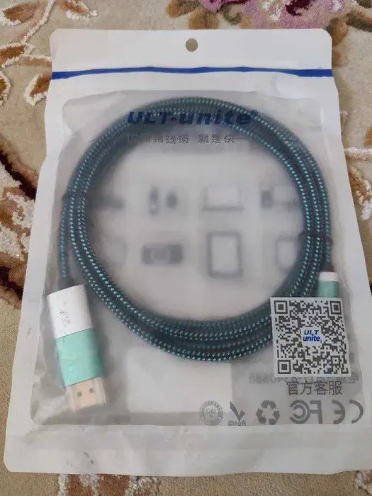 Кабель Ult Type-C to Display Port двонаправлений DP v1.4 4K 240Hz 8K 60Hz 1 метр - фото 6
