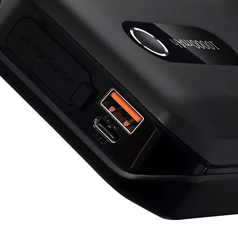 Пусковий пристрій (бустер) для автомобіля Baseus Super Energy Air Car 10000 mAh (CGNL0201) Black - фото 5