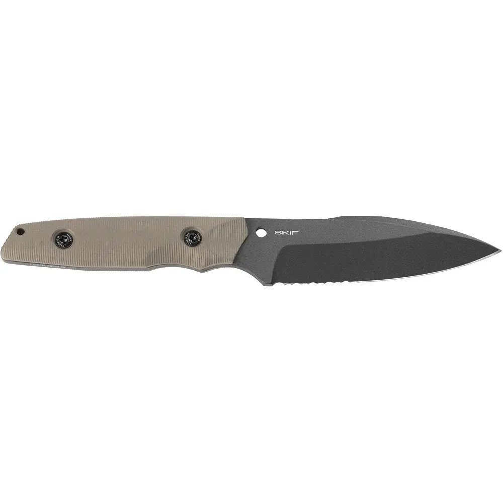 Ніж Cimmerian Knives Skif Grey Blade Half Serrated - фото 2