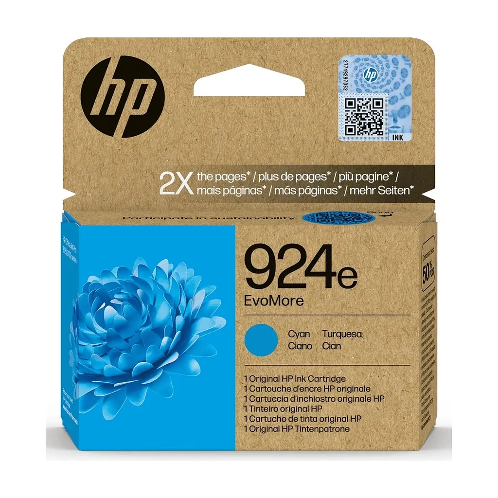 Картридж HP DJ No.924E XL Cyan (4K0U7NE)