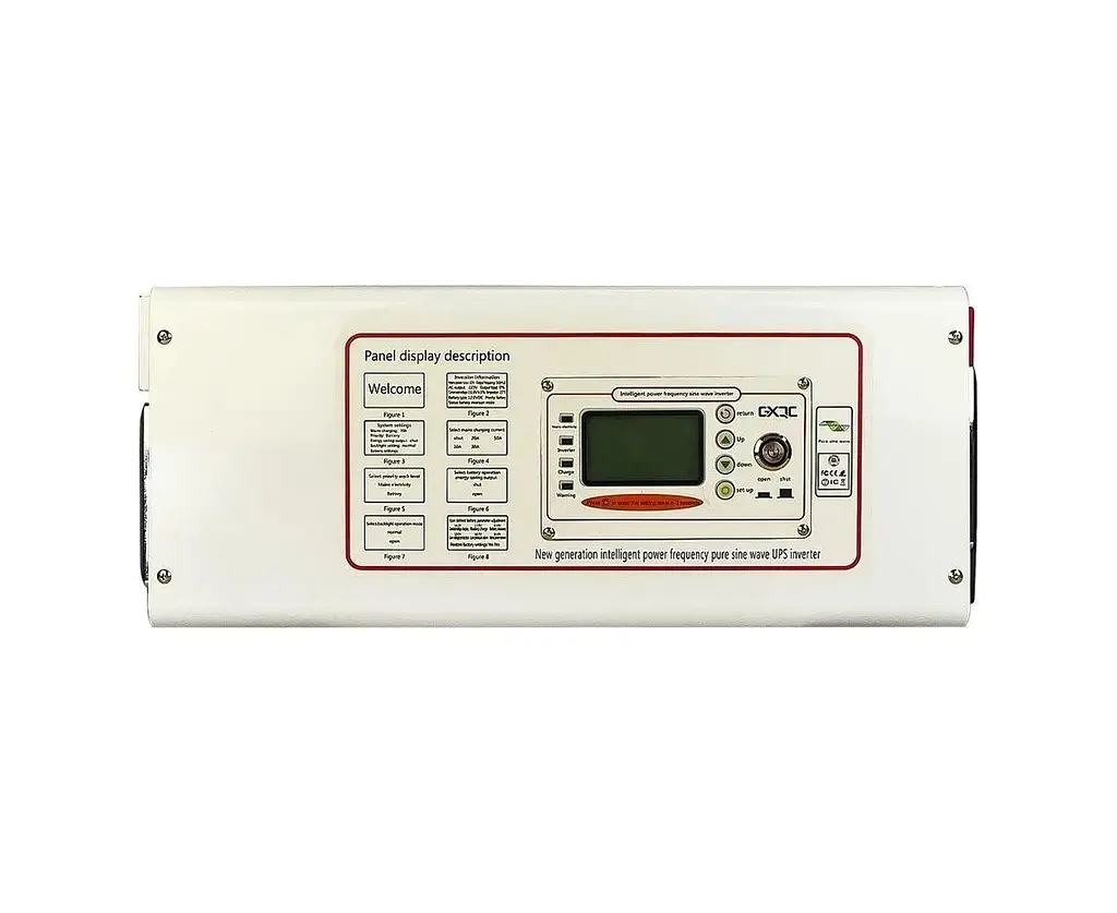 Джерело безперебійного живлення GXQC UPS 2000W/600W DC 24V AC 220V чиста синусоїда - фото 2