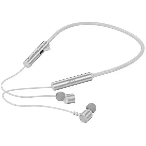 Наушники беспроводные спорт - с дугой Hoco ES69 Platinum neck-mounted BT earphones серые - фото 2