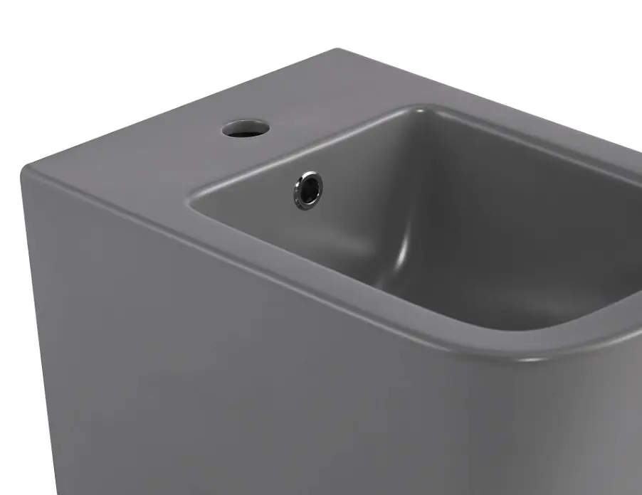 Біде підвісне Qtap Tern Stone grey QT17551303GSG - фото 4