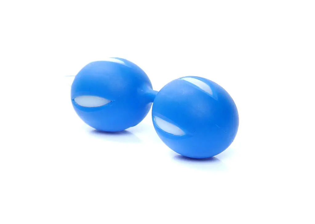 Вагінальні кульки Boss Series Smartballs, 19 см, синій - фото 2