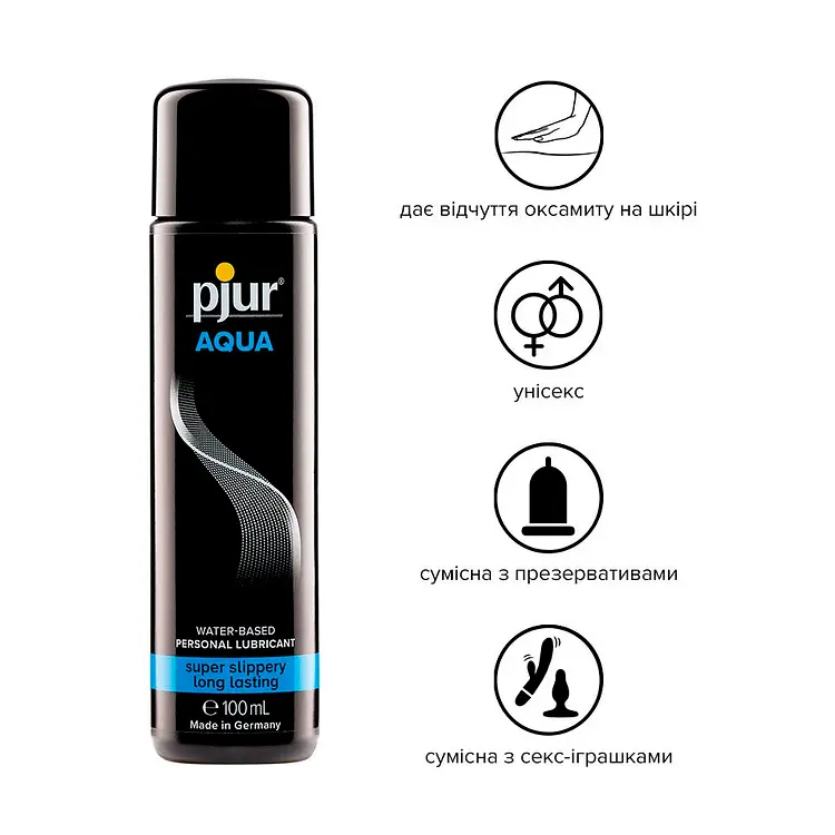 Лубрикант Pjur Aqua на водній основі 30 мл (827160100261) - фото 2