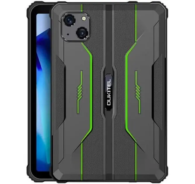 Планшет Oukitel RT3 4 / 64 GB 8 дюймів чорно зелений - фото 2