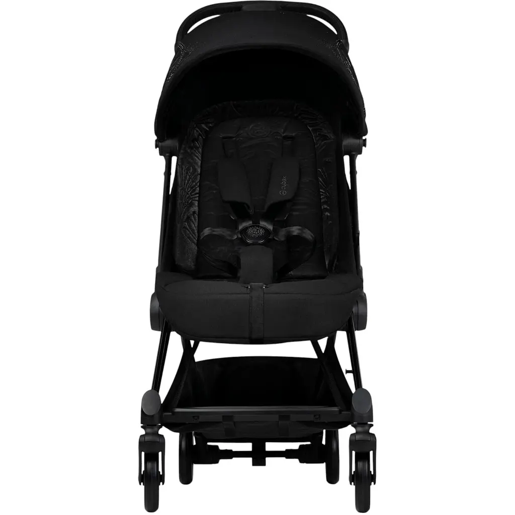 Коляска Cybex Coya La Parisienne з бампером та дощовиком чорна (522003061) - фото 2