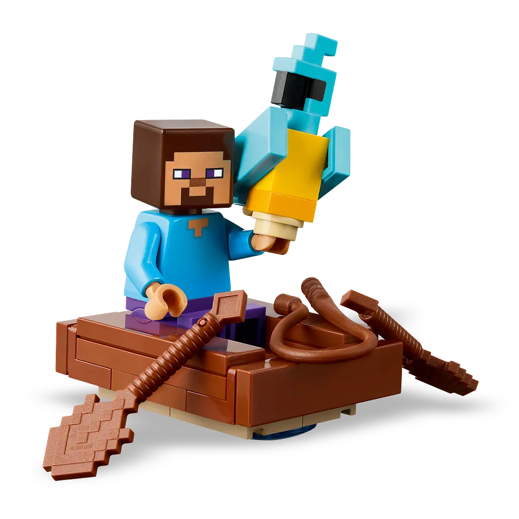 Конструктор LEGO Minecraft Дом по взрывчатке в джунглях 287 деталей (21275) - фото 12