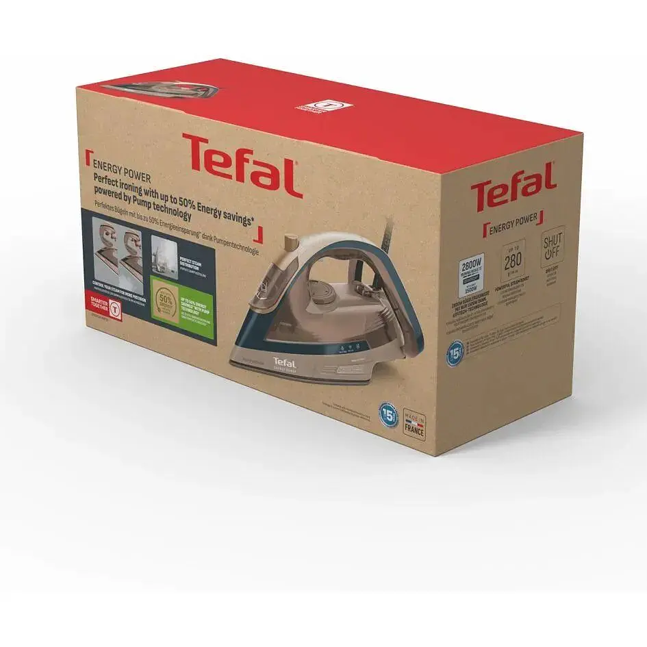 Праска Tefal Energy Power 1500 Вт 270 мл бежева (FV6882E0) - фото 4