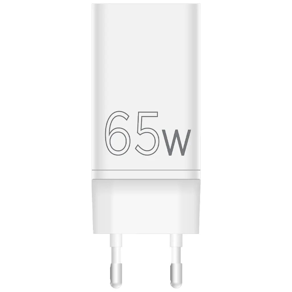 Зарядний пристрій Sigma 2xUSB-C PD65 Вт + 1xUSB QC3.0 GaN X-power PS65-01 білий (4827798637715) - фото 2
