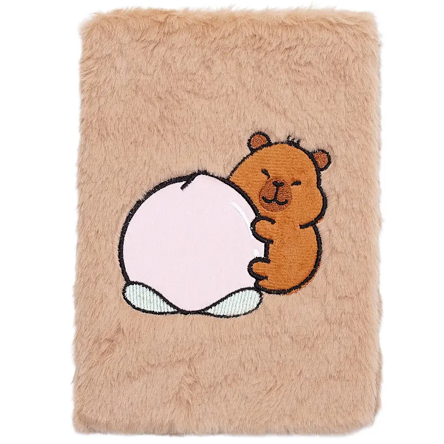 Блокнот плюшевый ZiBi Kids Line Capybara 9 А5 80 листов в клетку, дизайн в ассортименте (ZB.700023) - фото 7