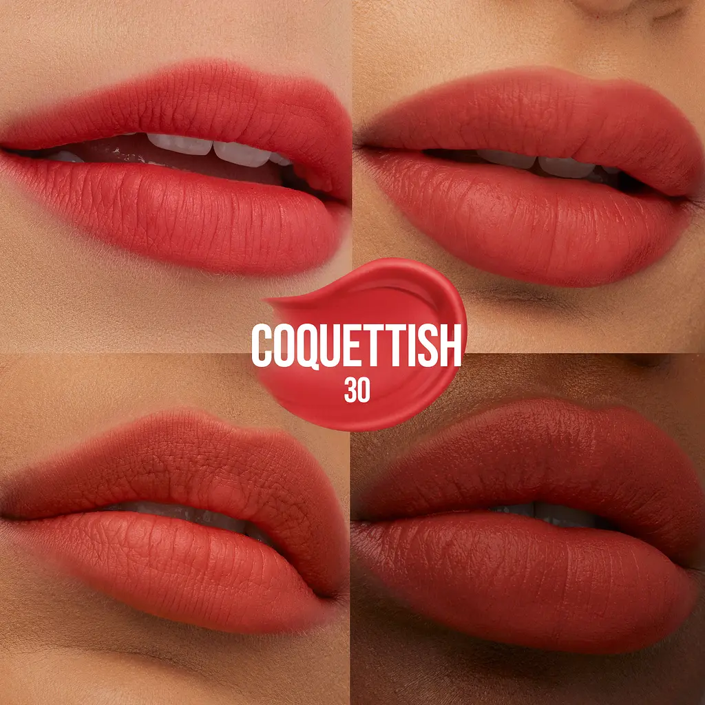 Помада-тинт для губ Maybelline New York Super Stay Teddy Tint оттенок 30 (Coquettish) 5 мл (B3500400) - фото 4
