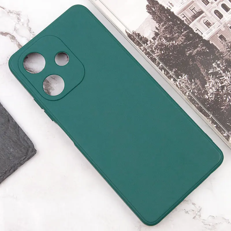 Силиконовый чехол Candy Full Camera для Infinix Hot 30 Play Зеленый / Green - фото 2