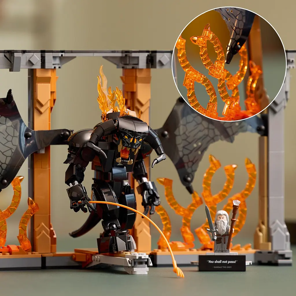 Конструктор LEGO Icons Володар перснів: Балроґ. Книжковий куточок 1201 деталь (10367) - фото 12