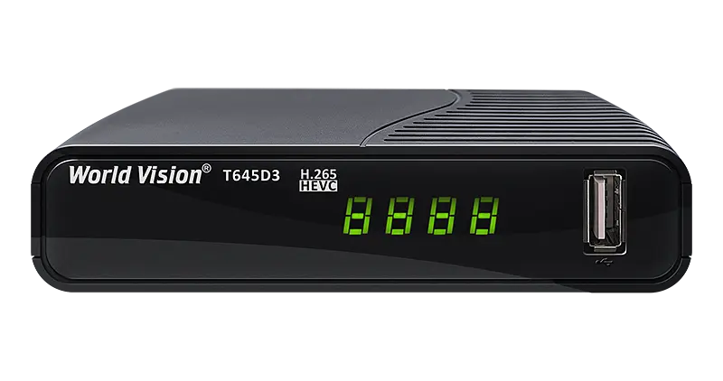 Эфирный Т2 ресивер цифровой тюнер World Vision T645D3 - фото 3
