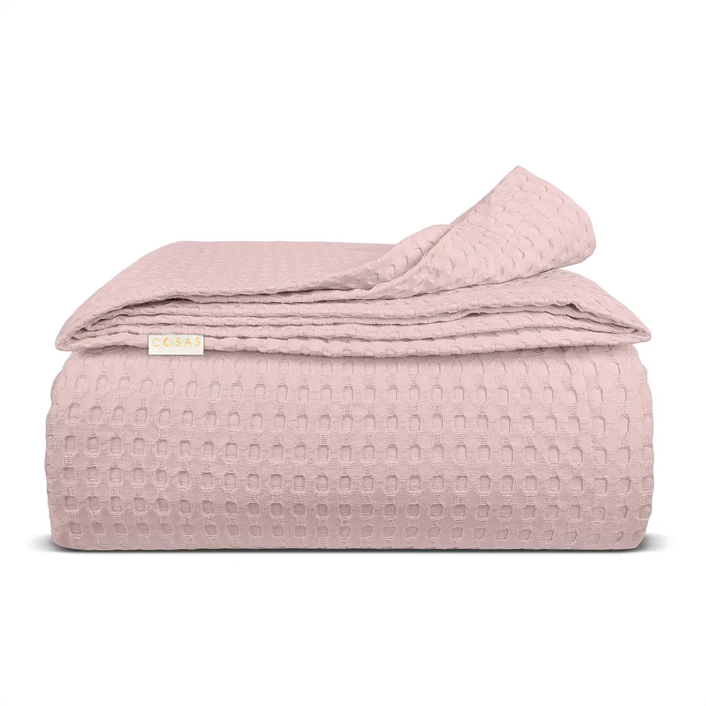Плед-покривало Cosas Waffle Weave Sakura 75х95 см (Blanket_1103Sakura_WaffleWeave_75x95)