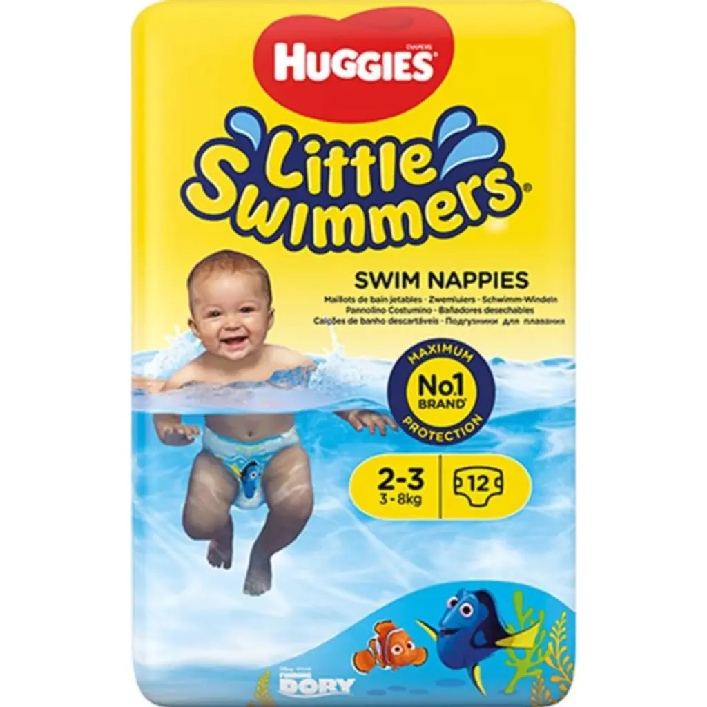 Подгузники для плавания Huggies Little Swimmers 2-3 (3-8 кг), 12 шт. - фото 2