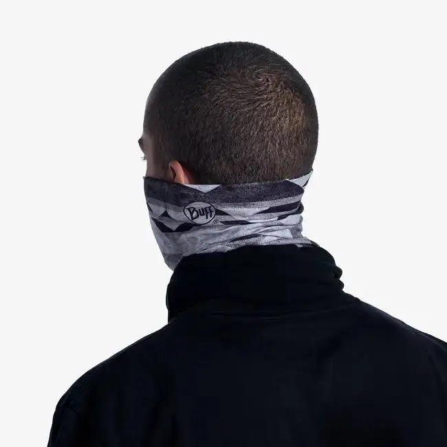 Шарф-труба Buff Polar, Aloft Grey 22/23 Чорний-Білий - фото 4