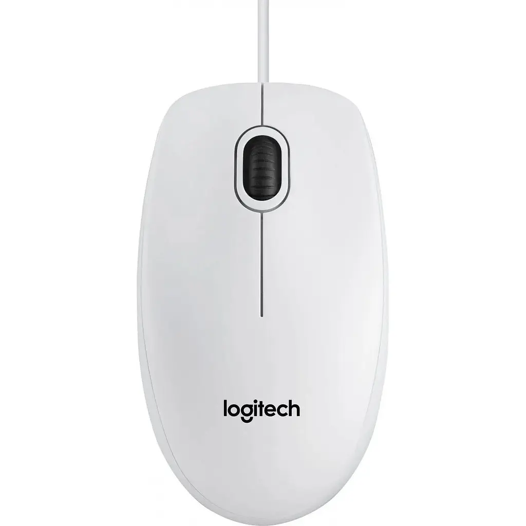 Миша провідна Logitech B100 Business (910-003360) біла - фото 4