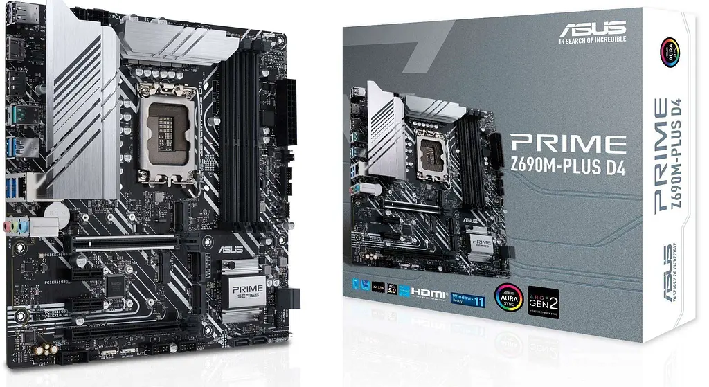 Материнська плата ASUS PRIME Z690M-PLUS D4 (PRIME Z690M-PLUS D4) (Socket 1700, Intel Z690, ATX) Б/в - фото 7