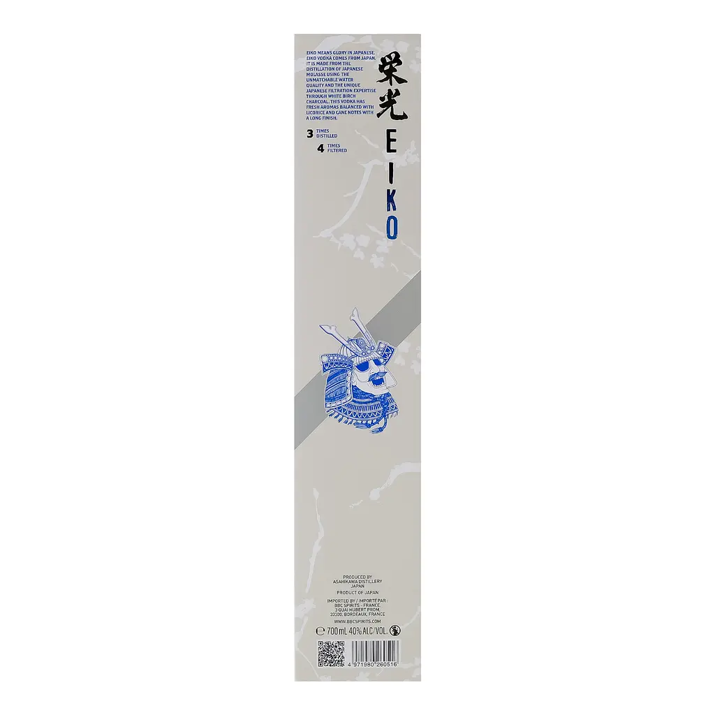 Горілка Eiko 40% 0.7 л у подарунковій коробці - фото 6