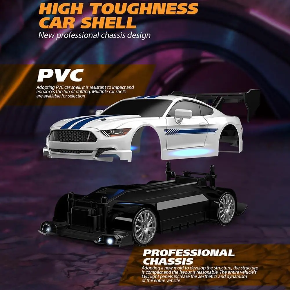 Радіокерована дрифт машина GoolRC 1:24 4WD зі швидкістю до 20 км/год - фото 3