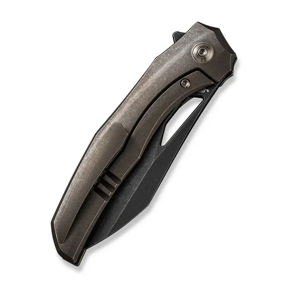 Ніж складаний туристичний WE Knife Ignio Mystery Box, (8.4 см) CPM 20CV / титан 6AL4V бронзовий - фото 5