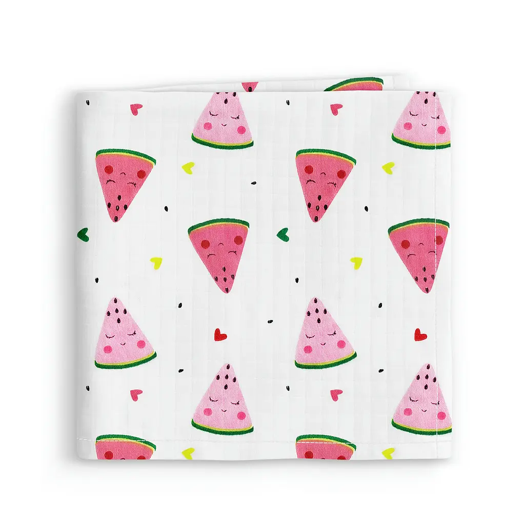 Муслінові пелюшки 75x75 HAPPY WATERMELON COSAS (4822052434390)