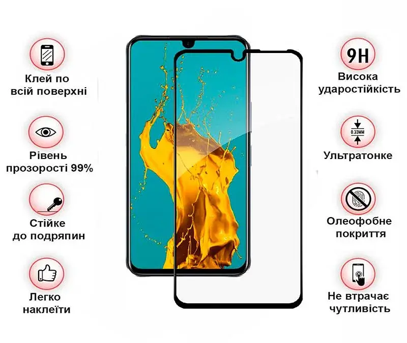Скло захисне BeCover Infinix Note 11 (X663B) Black (708141) - фото 2