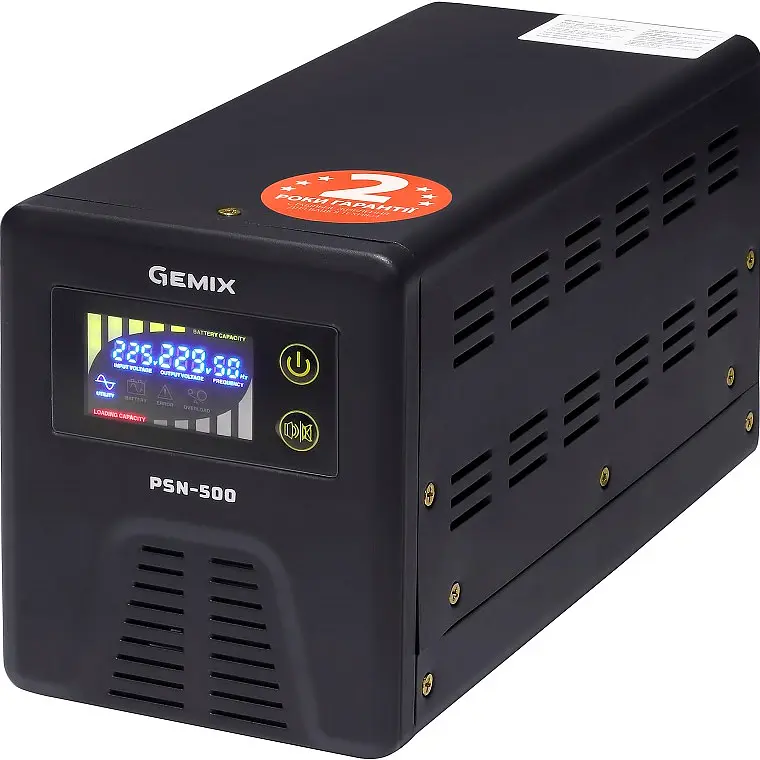 Источник бесперебойного питания [ИБП] Gemix PSN-500 [92054] - фото 2